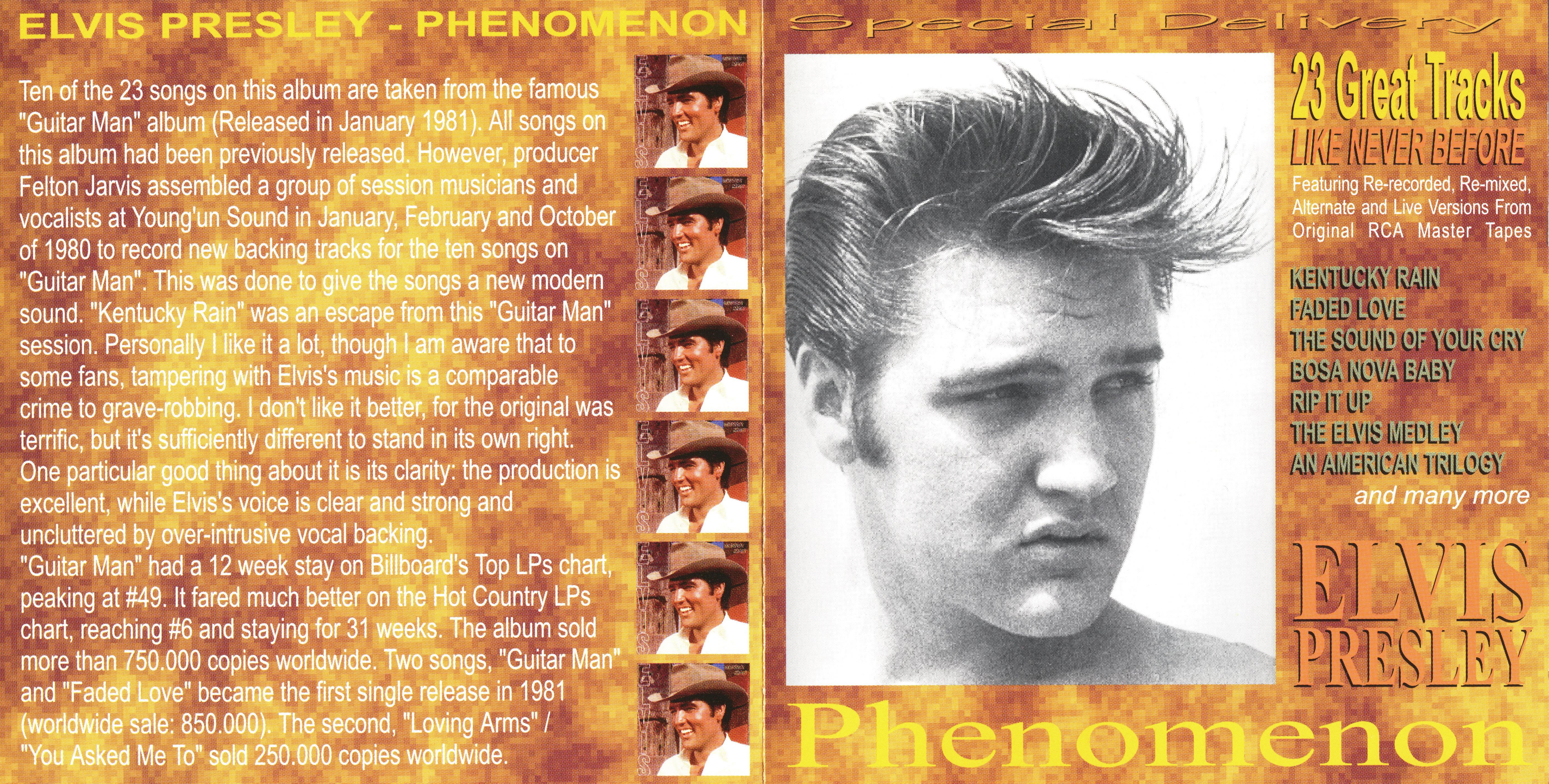 Elvis Presley  Phenomenon : Front + Inlay